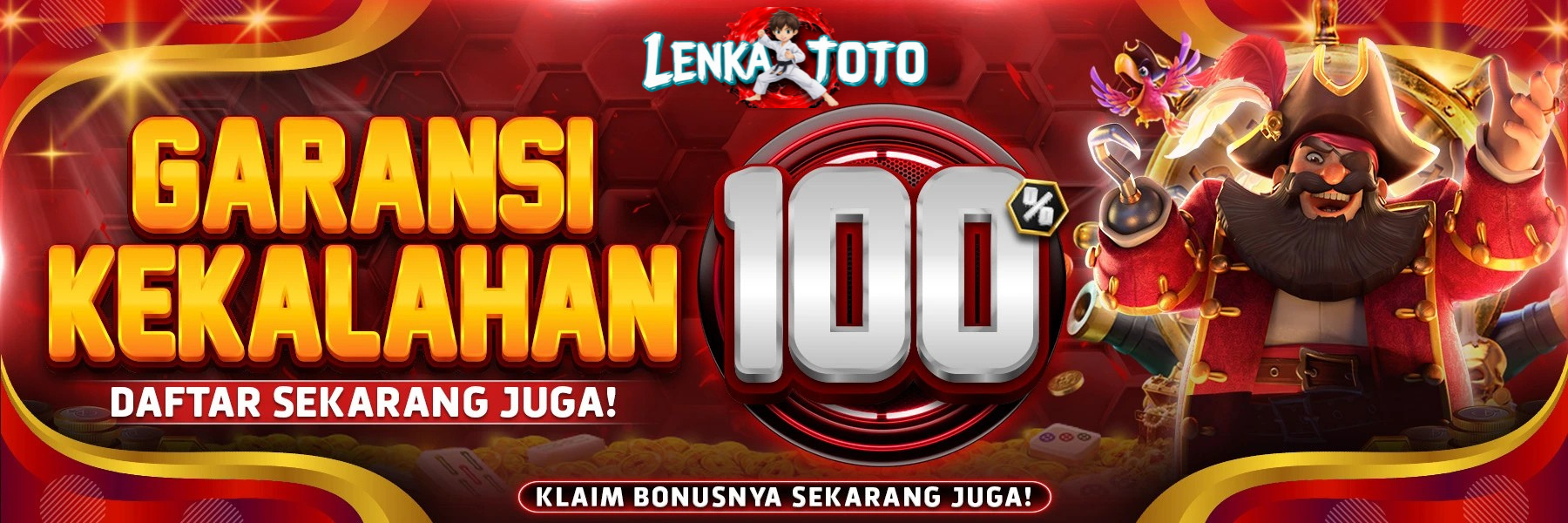 GARANSI KEKALAHAN 100%