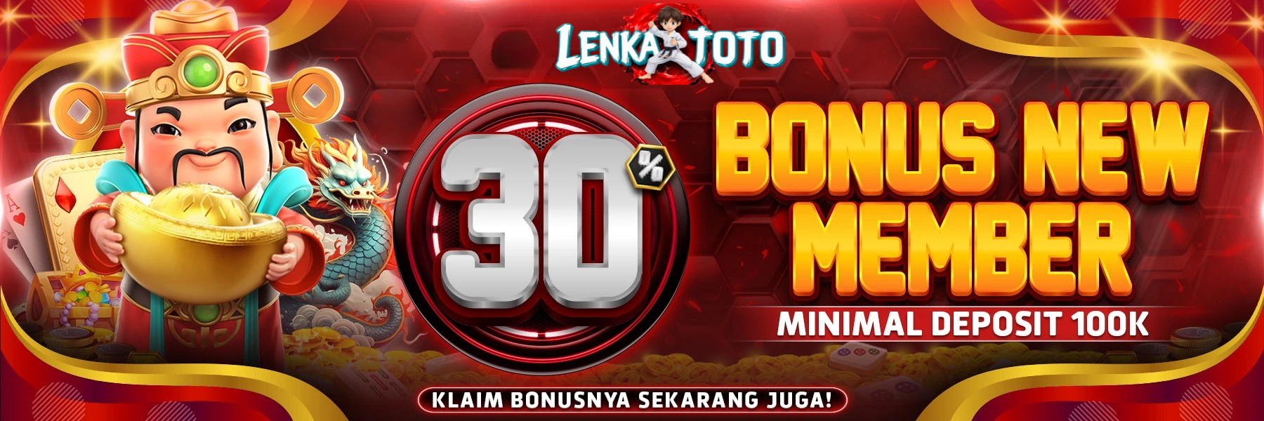 BONUS NEW MEMBER 30%